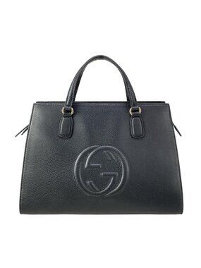 Gucci Handbag Soho Black Leather